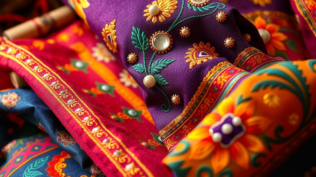 Premium fabric detailing